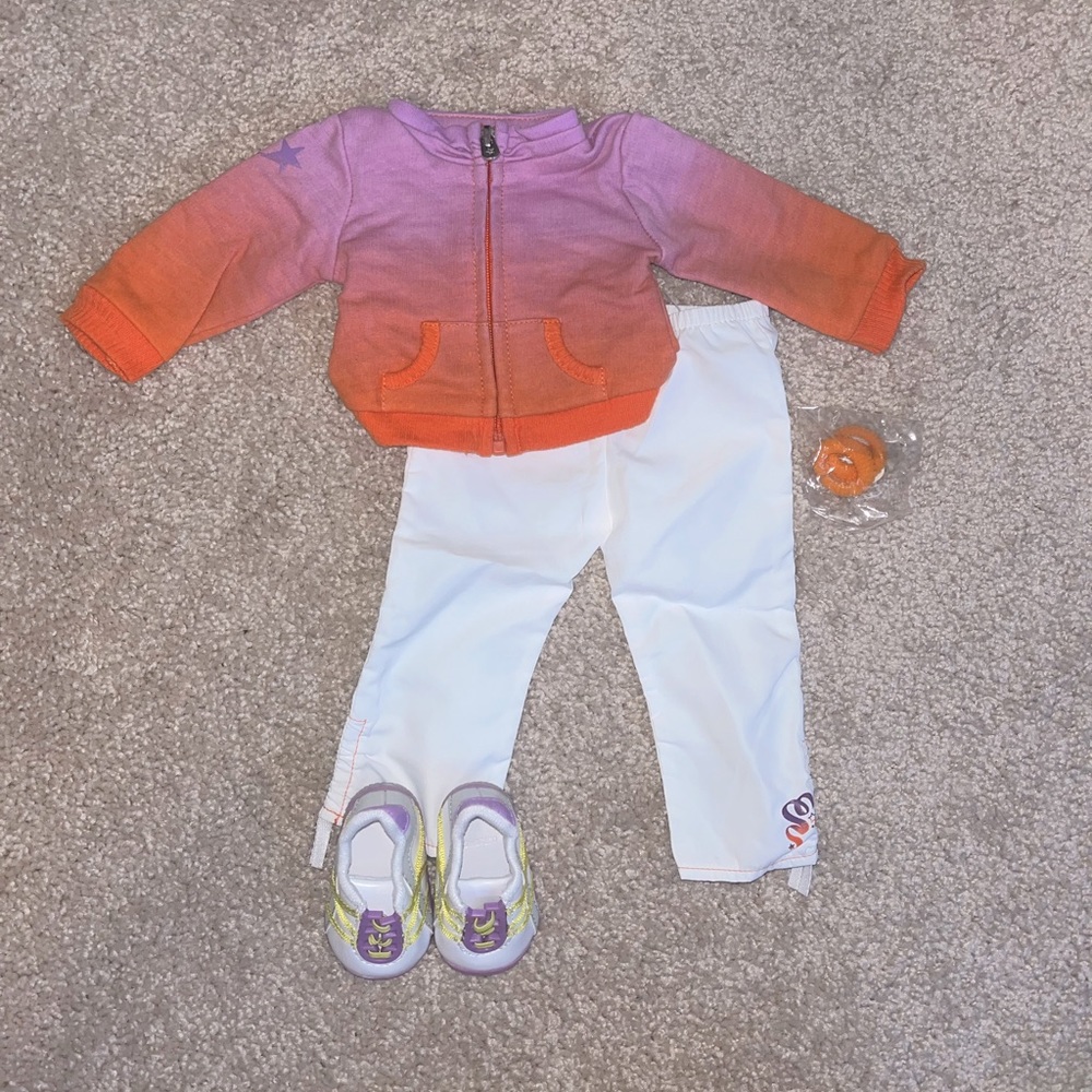 McKenna American Girl Gymnastics Warmup Outfit
